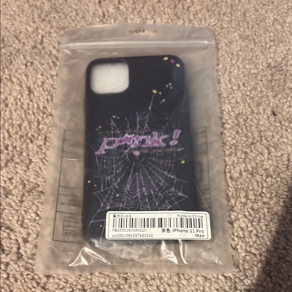 Black Spider Web iPhone 11 Pro Max Case